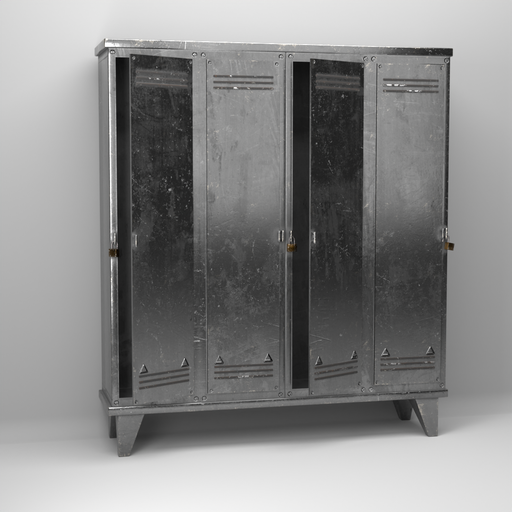 Metal Locker Cabinet Worn Architecture Models BlenderKit   Thumbnail 0a7d2ace Af25 4c1f 97c0 5a8479b6b4ee .512x512 Q85 