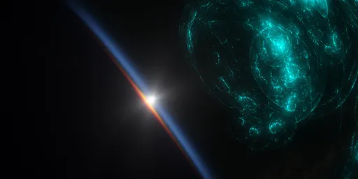 Sci-fi Alien Space Scene