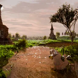 Medieval Castle Landscape