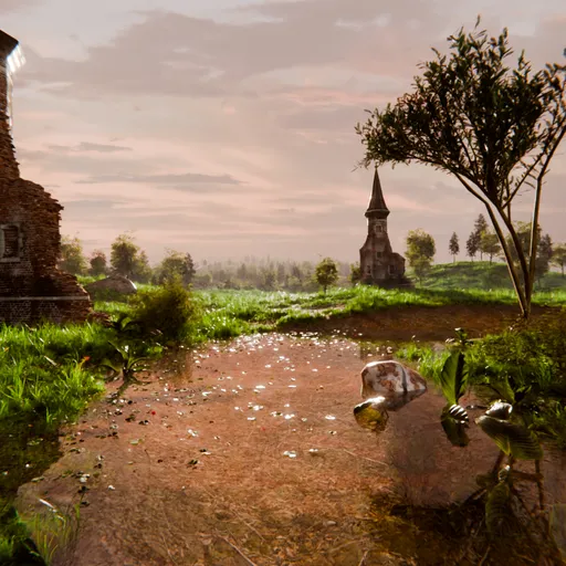 Medieval Castle Landscape