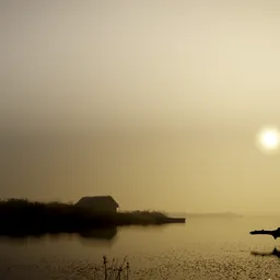 Serene Lakeside Sunrise