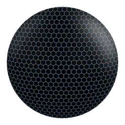 Hexagonal Pattern Sci-Fi