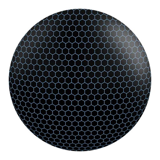 Hexagonal Pattern Sci-Fi