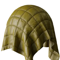 Olive Quilted Fabric