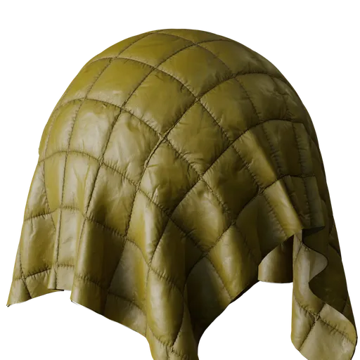 Olive Quilted Fabric