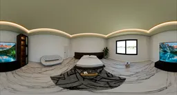 Modern Bedroom with Ambient Lighting