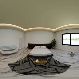 Modern Bedroom with Ambient Lighting