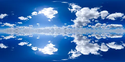 Infinite Real Sky - Sunny Cloudy Day