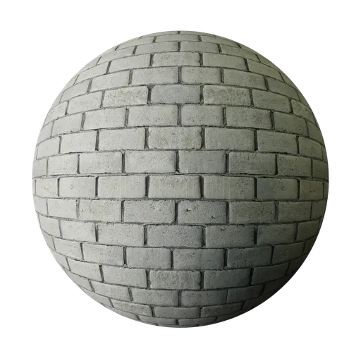 High-resolution PBR Maldivian Cement Brick Wall texture for 3D modeling and architectural visualization.