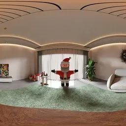 Christmas Modern Living Room