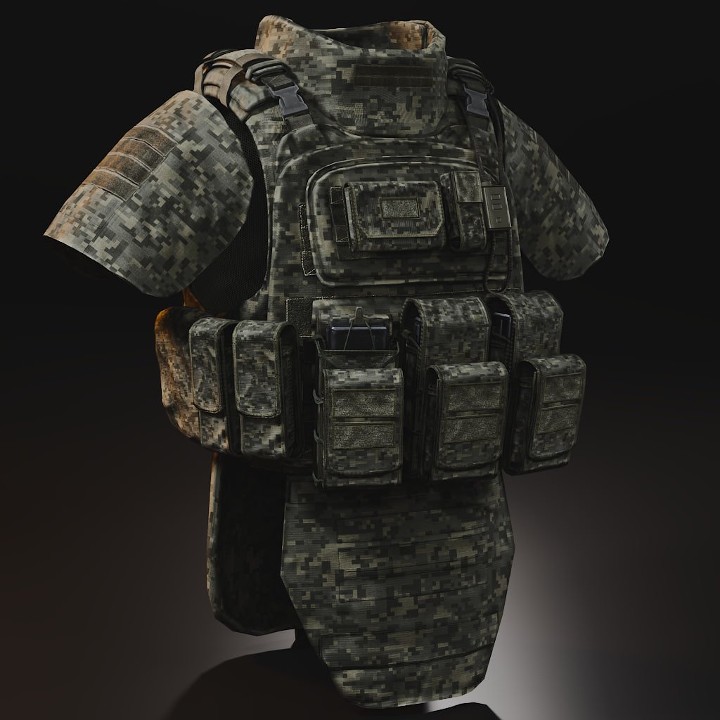 USA Heavy Armor | Modern Weapons models | Blendkit