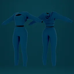 Hoodie & Crop & Slim Pants