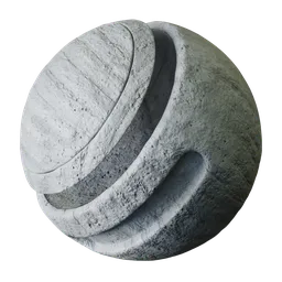 Rough Chiseled Concrete