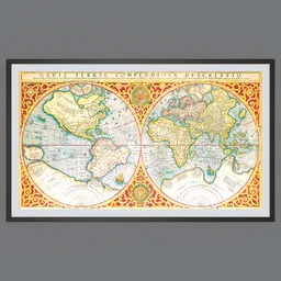 World Map Wall Hanging