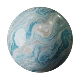 Oceanic Marble Swirl