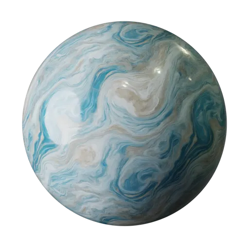 Oceanic Marble Swirl