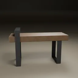 Simple Wood Table & Chair