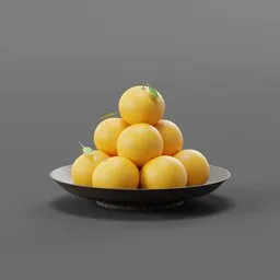 Bowl of Oranges Pyramid