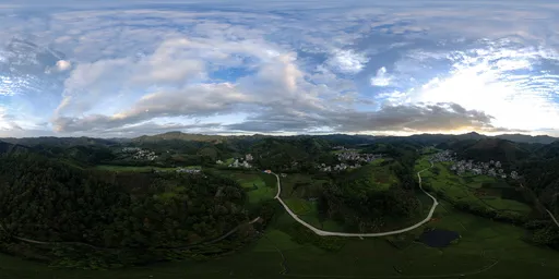 Sunrise on a cloudy day