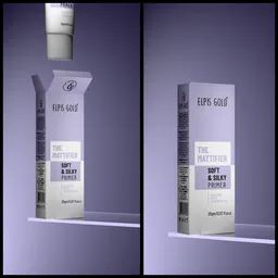 Face wash with packaging animation