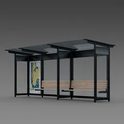 Large Bus stop