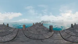 Wooden Dock Ocean View