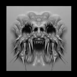 NS Monster face complex spikes