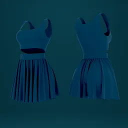 Cropped Top & Mini Skirt