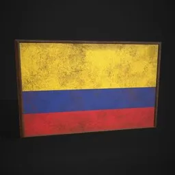 Colombia Flag Picture Frame