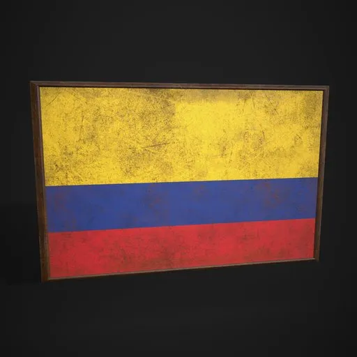 Colombia Flag Picture Frame