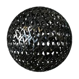 Metal Lattice Weave Pattern