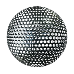 Perforated Metal Circle