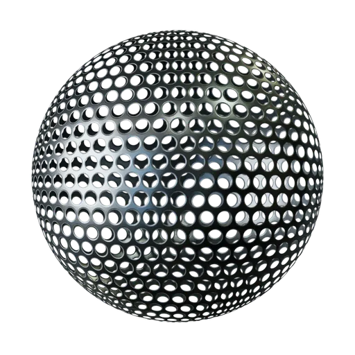 Perforated Metal Circle