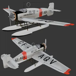 Seaplane Junkers W34