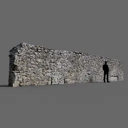 Stone Wall Photoscan from Ireland