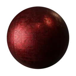 Ancient Rune Metal Red