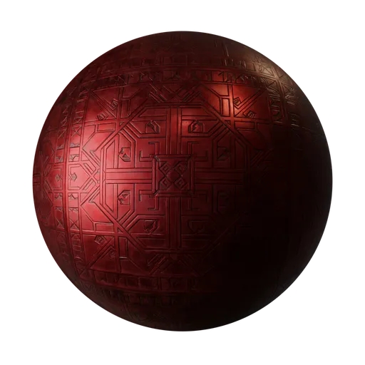 Ancient Rune Metal Red