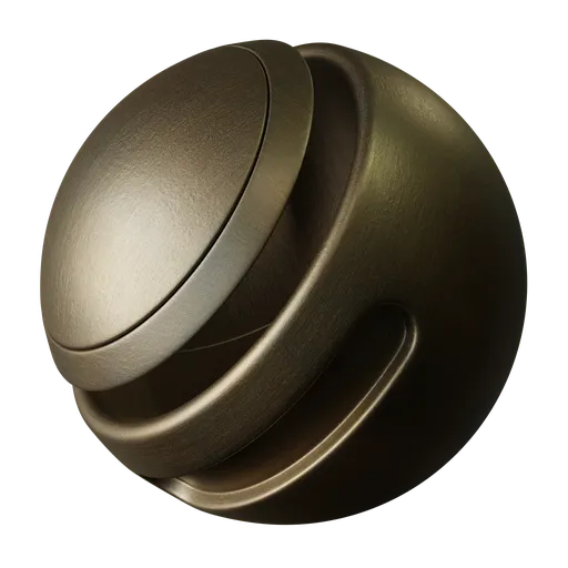 High-resolution PBR brushed metal texture suitable for Blender 3D and other 3D applications.