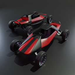 Racing car futuristic buggy | Race Cars models | BlenderKit