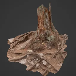 Broken Tree Forest Photoscan