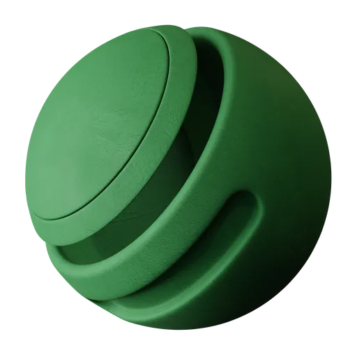High-quality PBR matte emerald green paint texture for 3D models, ideal for Arabian architecture visualization.