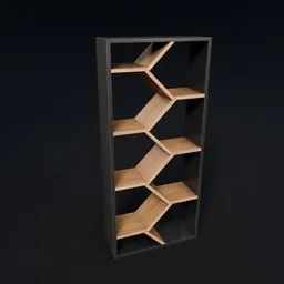 Geometric Display Shelf