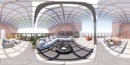 Opensky Bright Living Room HDRi