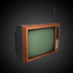 Old CRT Vintage TV