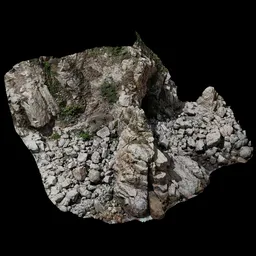 Scan Mountain Tree Rock