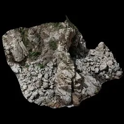 Scan Mountain Tree Rock