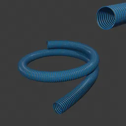 Blue suction hose