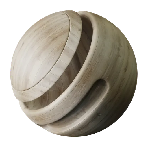 Light wooden planks texture for PBR material in Blender 3D interior modeling.
