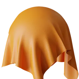 Pebbled Orange Leather
