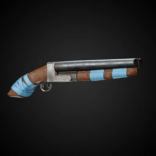 Apocalyptic Game-Ready Guns + 4K Textures | BlenderKit Series